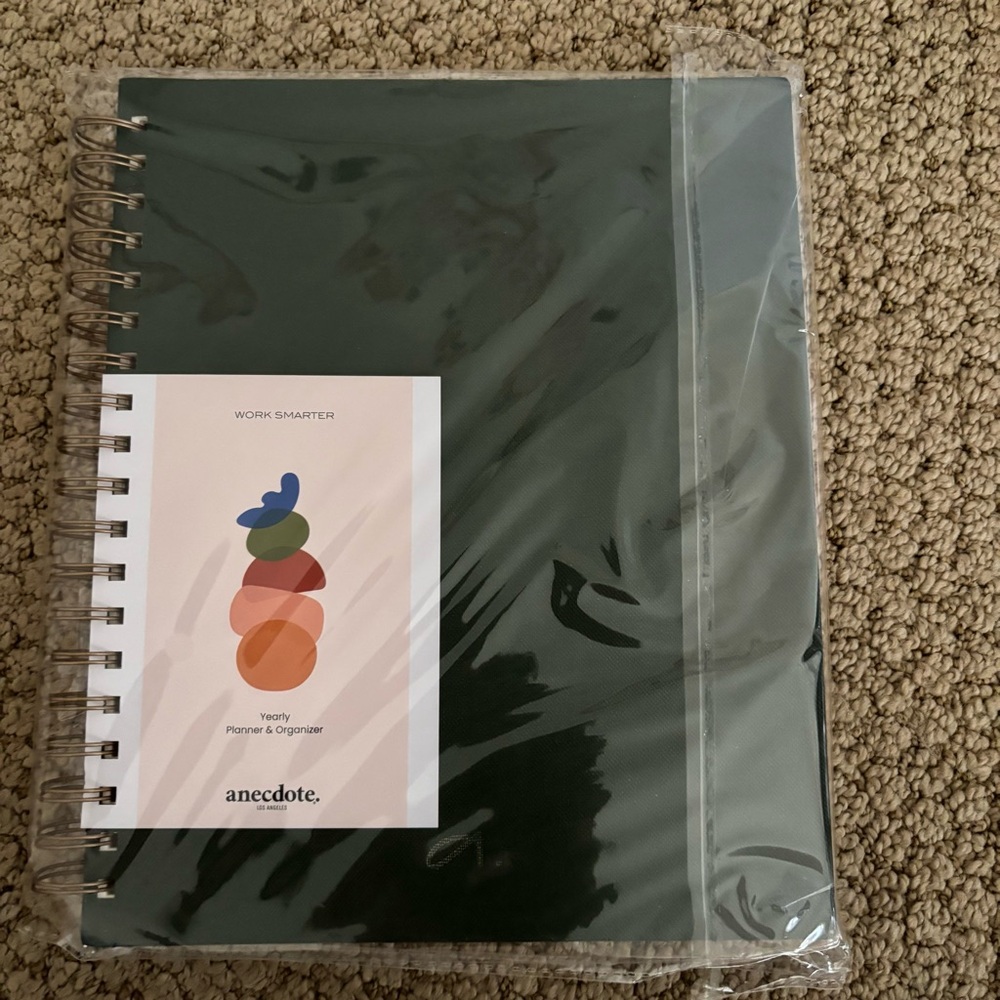 Anecdote Yearly Planner & Organizer (Undated)